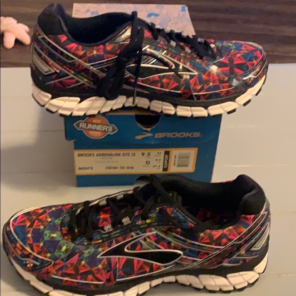 Brooks Adrenaline GTS 15 Kaleidoscope/ Black 9.5